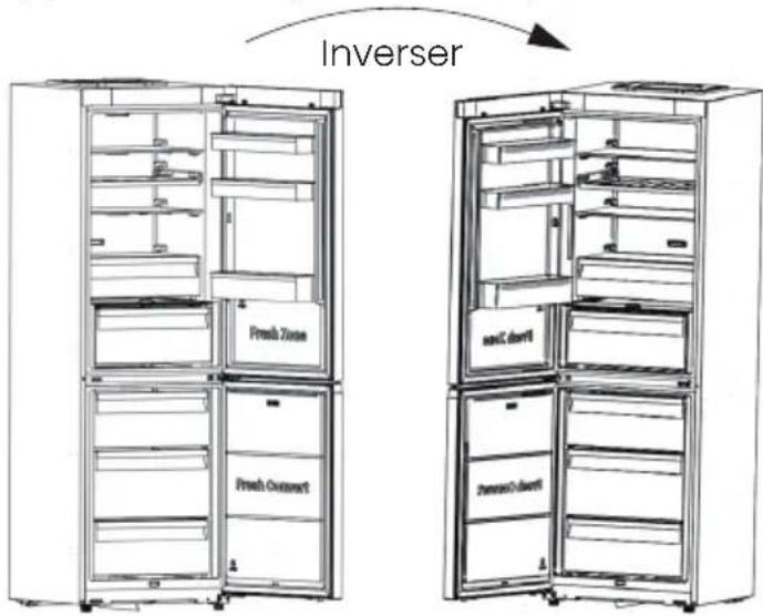 HISENSE RB3K330SAFC - Inversez la porte - 1