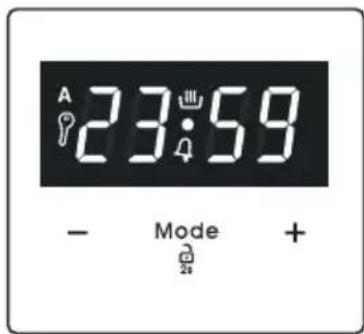 CONTINENTAL EDISON CECI3FCS2 - Uso del timer touch digitale - 1