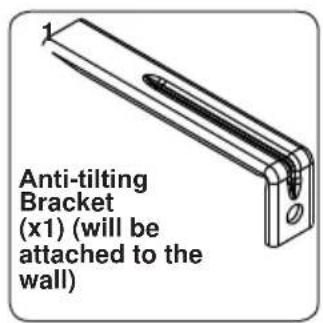 CONTINENTAL EDISON CECI3FCS2 - ANTI- TILTING KIT - 1