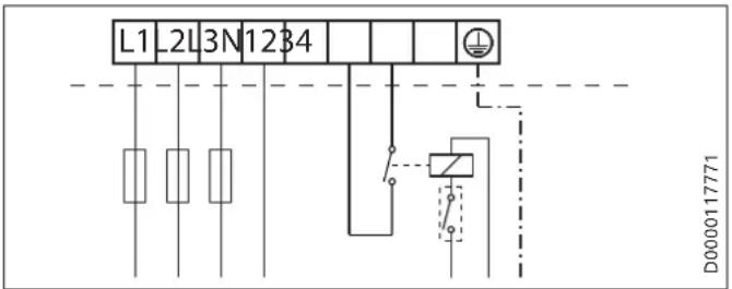 STIEBEL ELTRON FCR 28120 E - 单电路运行连接示例 - 2