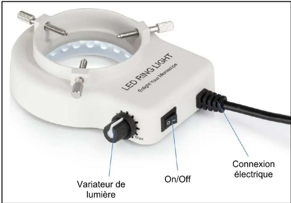 Kern OZM 933 - Reglage de la luminosité - 1