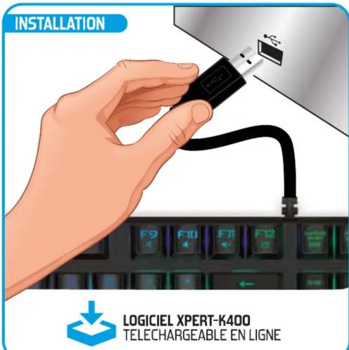 SPIRIT OF GAMER XPERT K400 - CLAVIER MECANIQUE RGB - 2