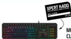 SPIRIT OF GAMER XPERT K400 - CLAVIER MECANIQUE RGB - 19