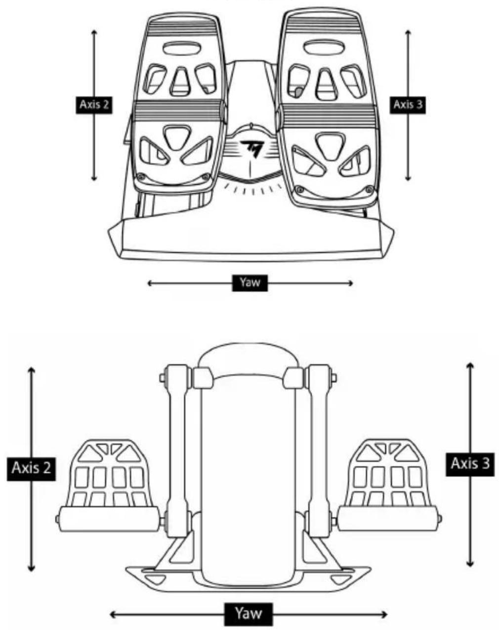 THRUSTMASTER TCA Yoke Boeing Edition - PODLACZANIE URZADZENIA TCA YOKE BOEING EDITION DO URZADZENIA TCA QUADRANT BOEING EDITION* ORAZ UKLADU STERU KIERUNKU* TPR* LUB TFRP* - 3
