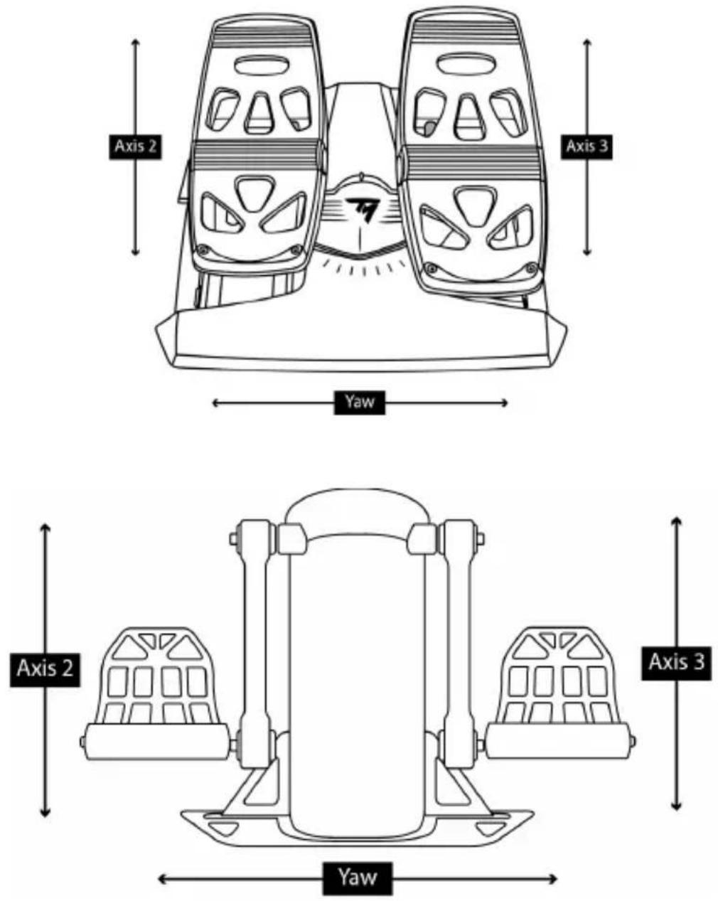 THRUSTMASTER TCA Yoke Boeing Edition - A TCA YOKE BOEING EDITION CSATLAKOZTATÁSA A TCA QUADRANT BOEING EDITION*HOZ ÉS A TPR* VAGY TFRP* OLDALKORMANYOKHOZ* - 3
