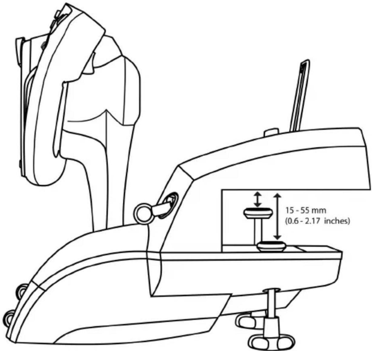 THRUSTMASTER TCA Yoke Boeing Edition - INSTALAR O TCA YOKE BOEING EDITION NUM COCKPIT OU NOUTRO SUPORTE ESTACIONARIO - 1
