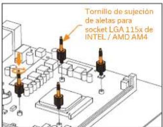 EK Water Blocks EKAIO 120 DRGB - PASO 1: SUPRESIÓN DE LAS ABRAZADERAS DE SUJECIÓN DE PLÁSTICO ORIGINALES (AMD) - 1