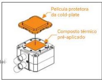 EK Water Blocks EKAIO 120 DRGB - PASSO 1: REMOVER AS BRAÇADEIRAS DE FIXAÇÃO EM PLÁSTICO (AMD) - 1