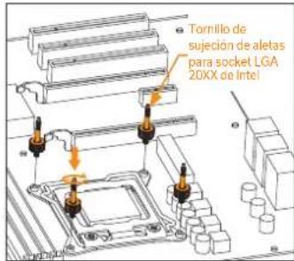 EK Water Blocks EKAIO 120 DRGB - INSTALACIÓN - SOCKET LGA-20XX DE INTEL - 1