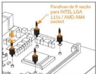 EK Water Blocks EKAIO 120 DRGB - PASSO 1: REMOVER AS BRAÇADEIRAS DE FIXAÇÃO EM PLÁSTICO (AMD) - 2
