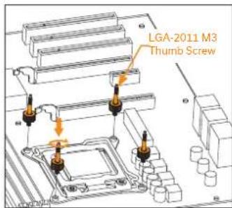 EK Water Blocks EKAIO 120 DRGB - INSTALLATION INTEL LGA 20XX SOCKET - 1