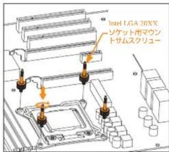 EK Water Blocks EKAIO 120 DRGB - 取り付け方法 - INTEL LGA-20XX ソケット - 1
