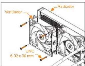 EK Water Blocks EKAIO 120 DRGB - PASO 2: FIJACIÓN DE LOS TORNILLOS DE SUJECIÓN (AMD) - 1