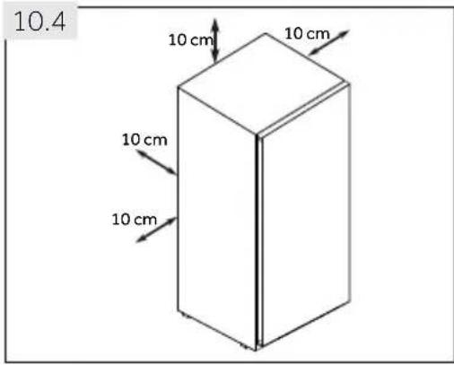 HAIER H4R306WAH1 - Space requirements - 2