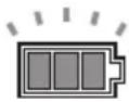 MAKITA VC004GL - Indicatori delle batterie sul pannello di controllo - 1
