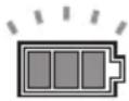 MAKITA VC004GL - Indicação da capacidade restante da bateria - 1
