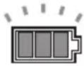 MAKITA VC004GL - Battery indicators on control panel - 1