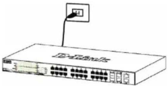 D-LINK DXS121012TC - 將固定帶與電源線固定住 - 4