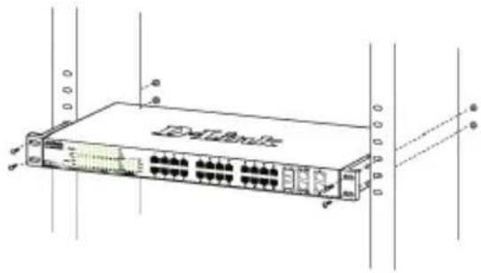 D-LINK DXS121012TC - 將固定帶與電源線固定住 - 3