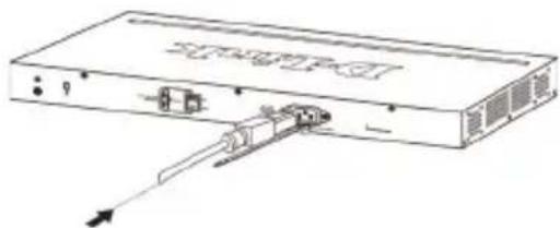 D-LINK DXS121012TC - Установка фиксатора для кабеля питания - 2