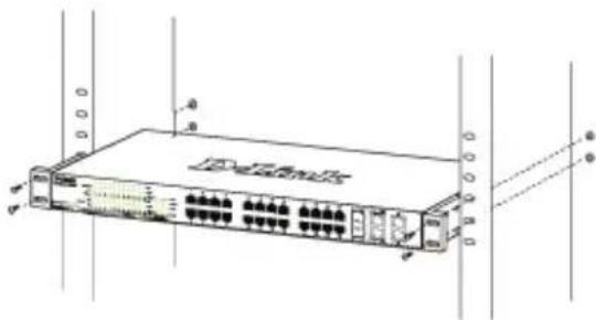 D-LINK DXS121012TC - Установка в стойку - 2