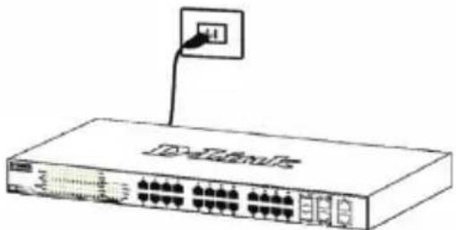 D-LINK DXS121012TC - Fase 3 – Collegamento del cavo di alimentazione CA - 1