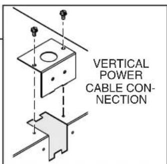 VERTICAL POWER CABLE CONNECTION