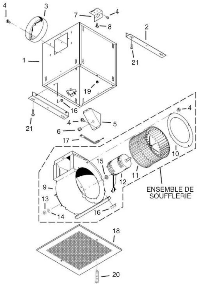 4 3 7 4 8 1 2 21 19 16 4 5 6 17 -4 10 15 12 11 9 13 14 16 18 20 ENSEMBLE DE SOUFFLERIE