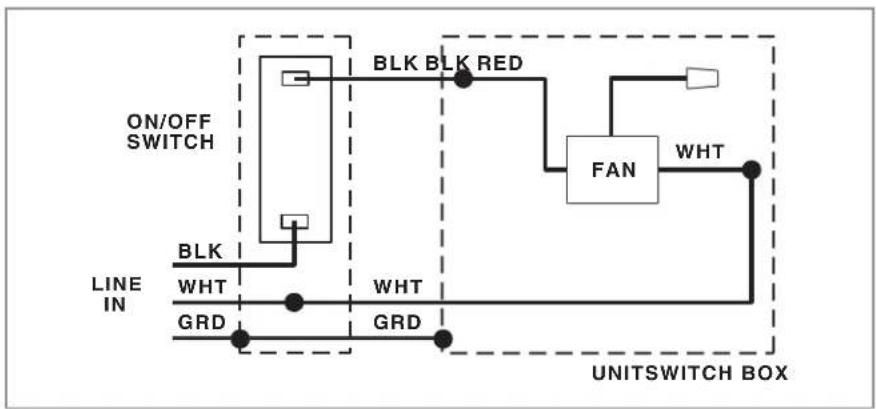 BROAN XB110 - Connect Wires and Install Knockout Plate - 3