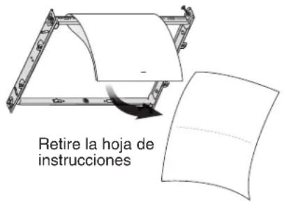Retire la hoja de instrucciones