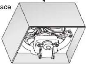 BROAN XB110 - Agrandir l'ouverture dans le plafond et retirer le ventilateur existant - 3