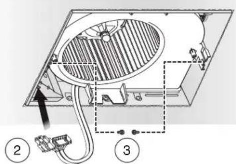 Technical diagram of an air conditioner unit with labeled components and wiring connections