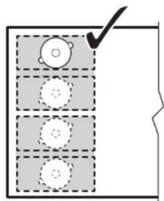 AEG TI64IG00IB - Durchmesser und Position des Kochgeschirrs - 1