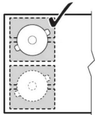 AEG TI64IG00IB - Diameter and position of the cookware - 4