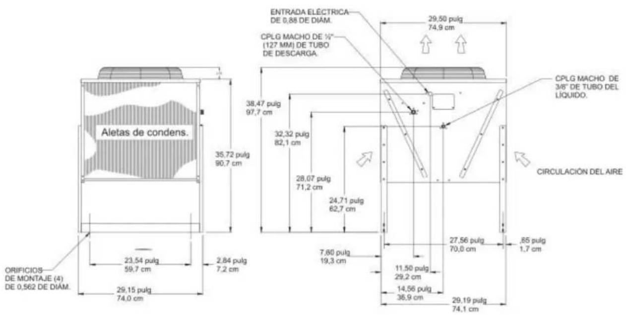 Scotsman Prodigy Plus C1448R - Diagrams del condensador y de laquina de fabricacion de hielo - 1