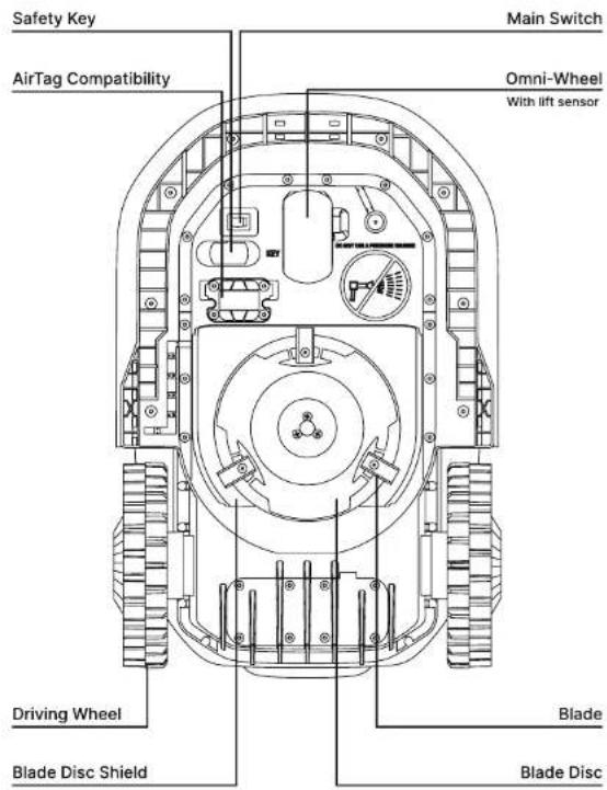 eufy RoboVac E15 - Bottom view - 1