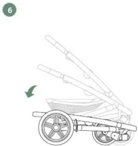 Joolz Geo³ - how to fold with the cot - 4