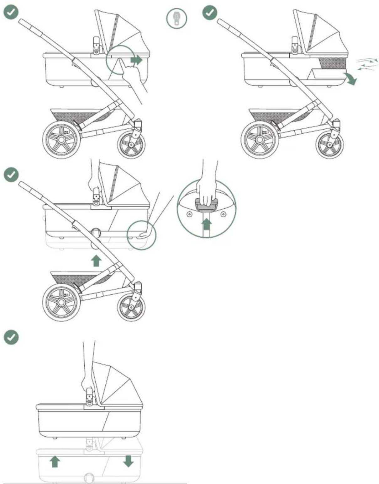 Joolz Geo³ - how to use the swivel lock 20 - 7