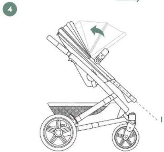 Joolz Geo³ - Zusammenklappen mit Sitz - comment plier la poussette - 4