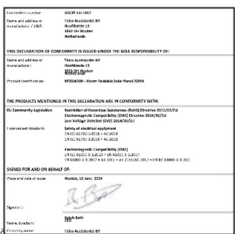 Xtorm XP2SW200 - NL Waarschuwingen - 1