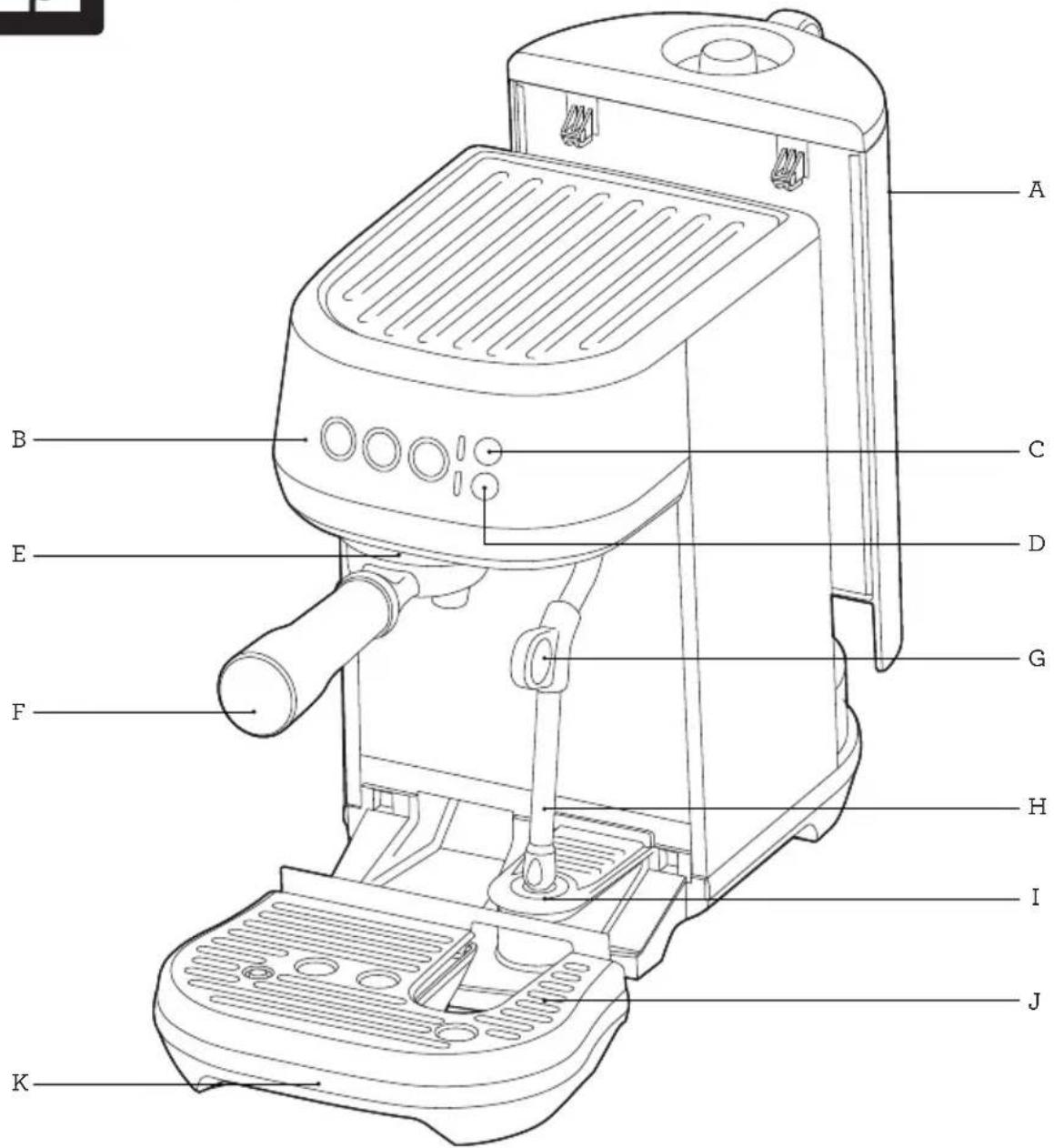 BREVILLE the Bambino Plus BEP501 - Components - 1