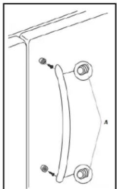 WHIRLPOOL WRFC2036RZ - REFRIGERATOR DOOR HANDLES - 1