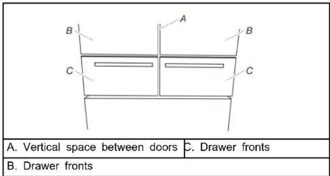 WHIRLPOOL WRFC2036RZ - Align Refrigerated Drawer Fronts (on some models) - 1