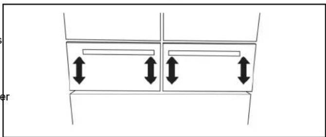 WHIRLPOOL WRFC2036RZ - Step 1 - Adjust the Drawer Fronts Up/Down - 1