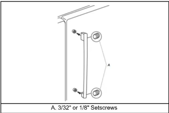 WHIRLPOOL WRFC2036RZ - REFRIGERATOR DOOR HANDLES - 4