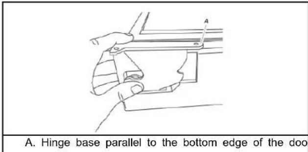 WHIRLPOOL WRFC2036RZ - Reset Bottom Refrigerator Door Hinge - 3