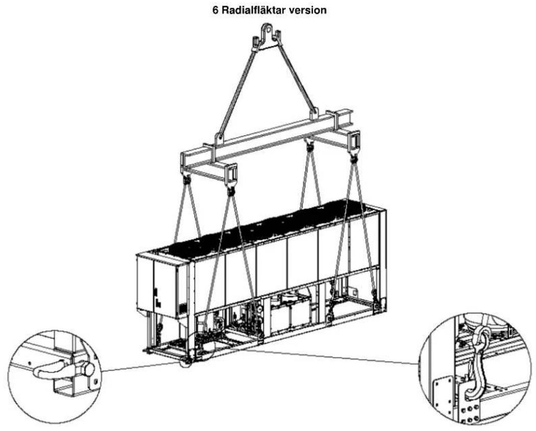 DAIKIN EWAQFSS - Positionering och montering - 3