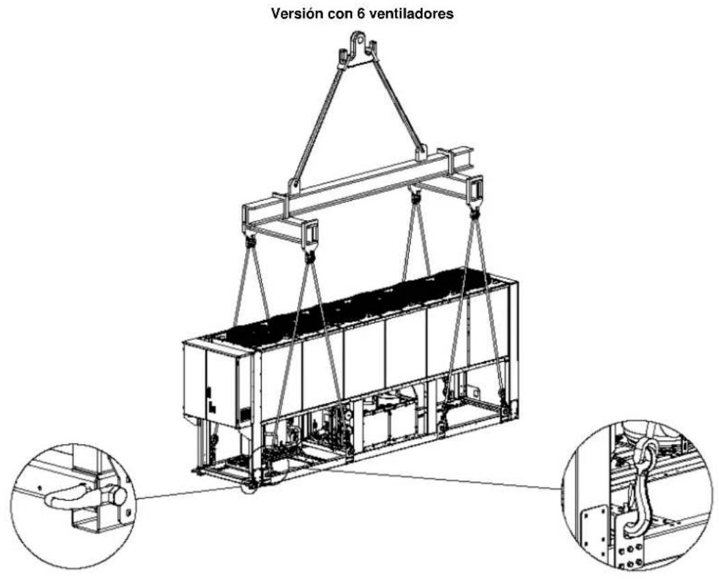DAIKIN EWAQFSS - Posicionamento y montaje - 3