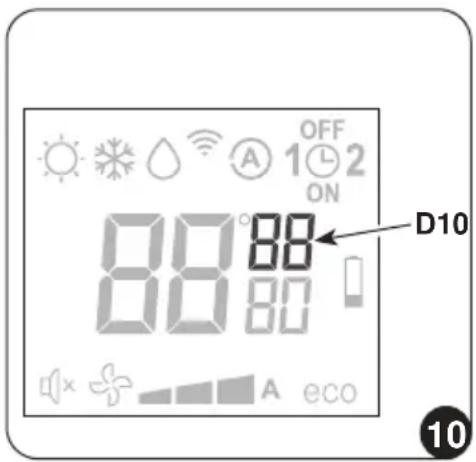 OLIMPIA SPLENDID Unico Vertical 35 HP - - Timer and clock setting - 1