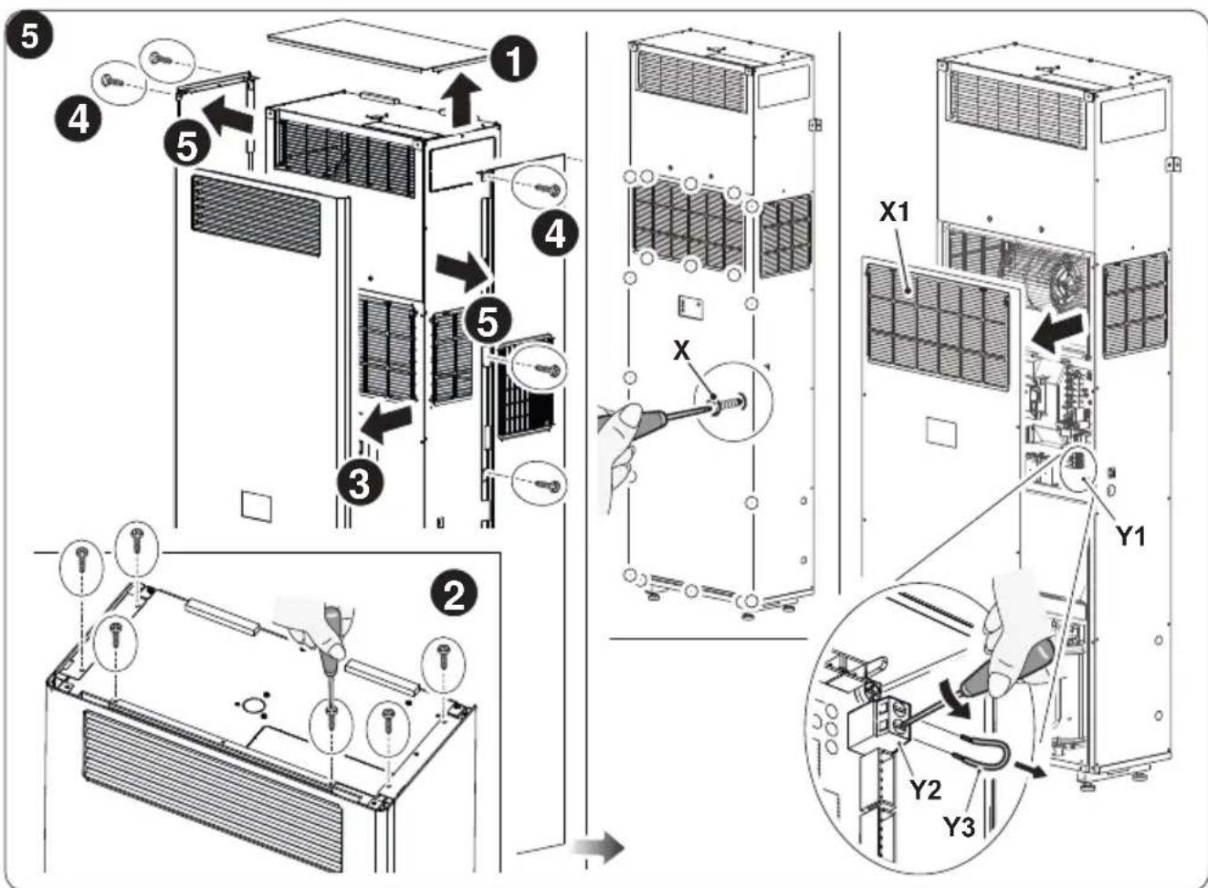 OLIMPIA SPLENDID Unico Vertical 35 HP - - Konfiguracja Energy boost/System enable - 5